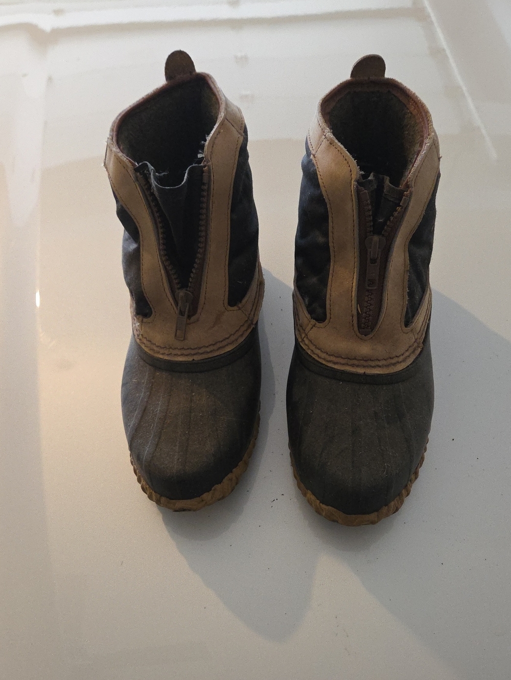 Sorel Insulated Abd Waterproof Ankle Boots in Black and Tan